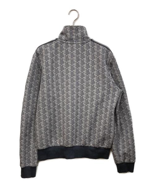 LACOSTE（ラコステ）LACOSTE (ラコステ) モノグラムジャカードトラックジャケット グレー サイズ:SIZE 4の古着・服飾アイテム