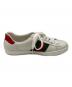 中古・古着 GUCCI (グッチ) エース エンブロイダリー ビースニーカー ホワイト サイズ:	SIZE 6：17000円