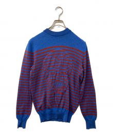 ALEXANDER McQUEEN（アレキサンダーマックイーン）の古着「スカルニット」｜ネイビー