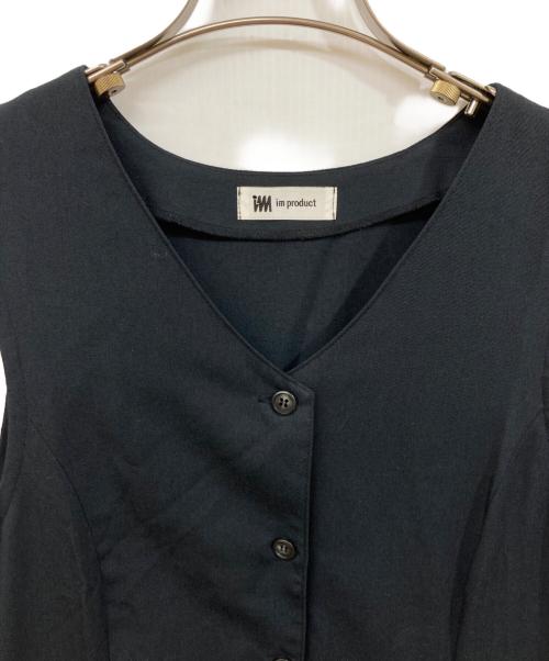 im product（アイムプロダクト）im product (アイムプロダクト) ノースリーブワンピース ブラック サイズ:SIZE Freeの古着・服飾アイテム
