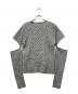 RANDEBOO（ランデブー）の古着「Charm cut vintage knit ニット」｜グレー