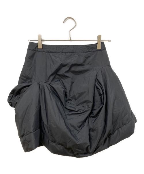 Vivienne Westwood RED LABEL（ヴィヴィアンウエストウッドレッドレーベル）Vivienne Westwood RED LABEL (ヴィヴィアンウエストウッドレッドレーベル) 超立体裁断中綿ボンバーミニスカート ネイビー サイズ:SIZE 1の古着・服飾アイテム