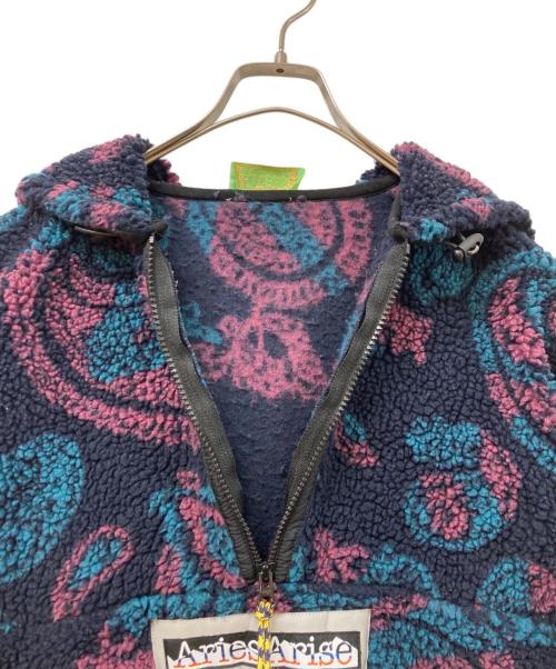 ARIES（アリーズ）ARIES (アリーズ) Paisley Half Zip Fleece ネイビー サイズ:Sの古着・服飾アイテム
