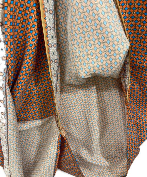 BALLSEY（ボールジィ）BALLSEY (ボールジィ) ロンバスプリント ラップスカート ブラウン サイズ:	SIZE 36の古着・服飾アイテム