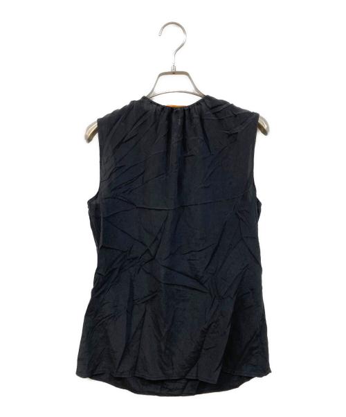 TORY BURCH（トリーバーチ）TORY BURCH (トリーバーチ) シルクブラウス ブラック サイズ:SIZE 4の古着・服飾アイテム