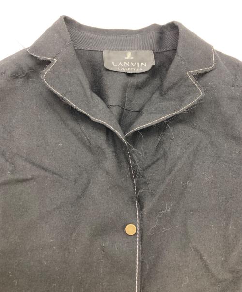 LANVIN COLLECTION（ランバンコレクション）LANVIN COLLECTION (ランバンコレクション) ジップアップワンピース ブラック サイズ:38の古着・服飾アイテム