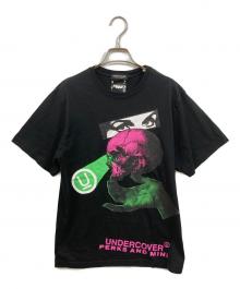 UNDERCOVER×PAM（アンダーカバー×パム）の古着「コラボプリントTシャツ」｜ブラック