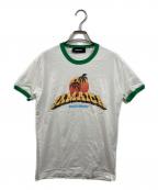 DSQUARED2ディースクエアード）の古着「JAMAICAリンガーTシャツ」｜ホワイト