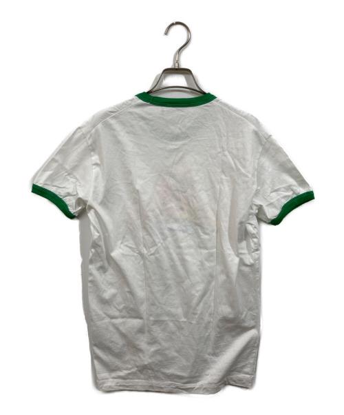 DSQUARED2（ディースクエアード）DSQUARED2 (ディースクエアード) JAMAICAリンガーTシャツ ホワイト サイズ:	SIZE Mの古着・服飾アイテム