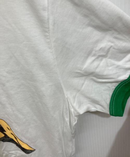 DSQUARED2（ディースクエアード）DSQUARED2 (ディースクエアード) JAMAICAリンガーTシャツ ホワイト サイズ:	SIZE Mの古着・服飾アイテム