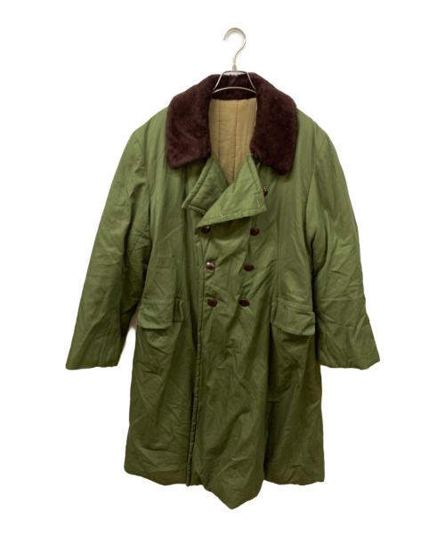 VINTAGE（ヴィンテージ）VINTAGE (ヴィンテージ) 防寒コート オリーブ サイズ:実寸をご確認くださいの古着・服飾アイテム
