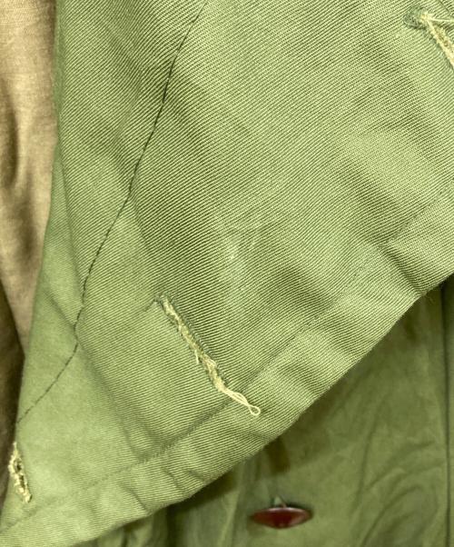 VINTAGE（ヴィンテージ）VINTAGE (ヴィンテージ) 防寒コート オリーブ サイズ:実寸をご確認くださいの古着・服飾アイテム