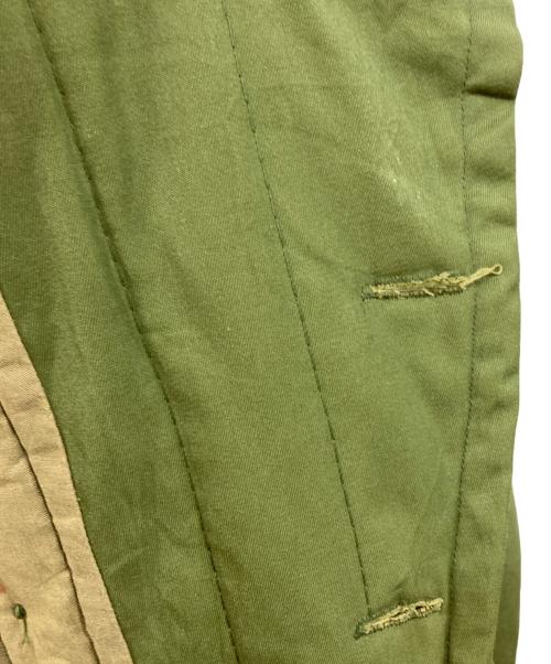 VINTAGE（ヴィンテージ）VINTAGE (ヴィンテージ) 防寒コート オリーブ サイズ:実寸をご確認くださいの古着・服飾アイテム