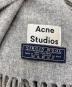 ACNE STUDIOS (アクネ ストゥディオズ) 大判ストール グレー：6000円