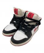 NIKEナイキ）の古着「Air Jordan 1 Mid "Black Berry"」｜ホワイト×レッド