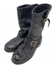 JIMMY CHOO（ジミーチュウ）の古着「バイカー ミッド」｜ブラック