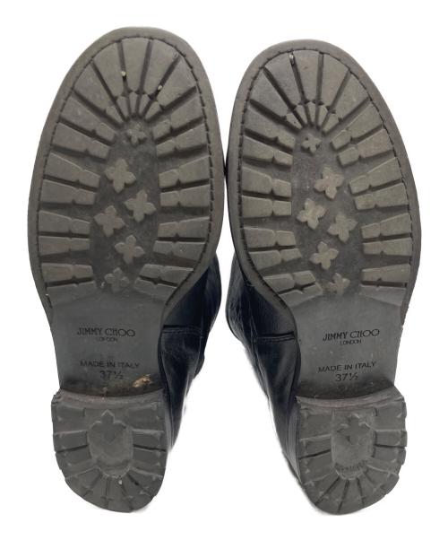 JIMMY CHOO（ジミーチュウ）JIMMY CHOO (ジミーチュウ) バイカー ミッド ブラック サイズ:SIZE 37 1/2の古着・服飾アイテム