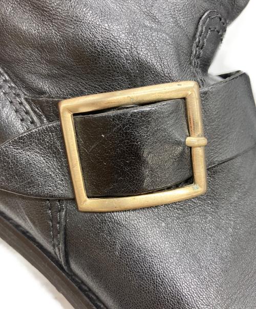 JIMMY CHOO（ジミーチュウ）JIMMY CHOO (ジミーチュウ) バイカー ミッド ブラック サイズ:SIZE 37 1/2の古着・服飾アイテム