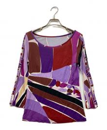 Emilio Pucci（エミリオ プッチ）の古着「総柄カットソー」｜マルチカラー