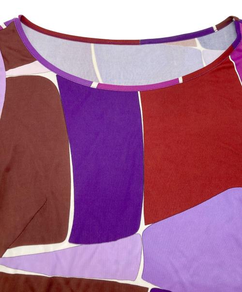 Emilio Pucci（エミリオ プッチ）Emilio Pucci (エミリオ プッチ) 総柄カットソー マルチカラー サイズ:36の古着・服飾アイテム