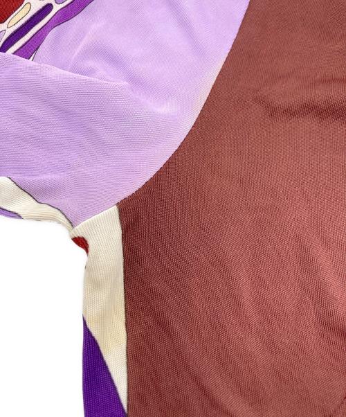 Emilio Pucci（エミリオ プッチ）Emilio Pucci (エミリオ プッチ) 総柄カットソー マルチカラー サイズ:36の古着・服飾アイテム