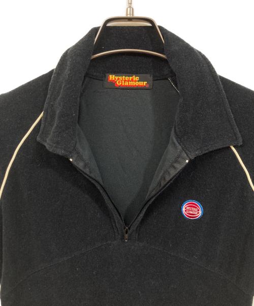 Hysteric Glamour（ヒステリックグラマー）Hysteric Glamour (ヒステリックグラマー) ハーフジップワンピース ブラック サイズ:Freeの古着・服飾アイテム