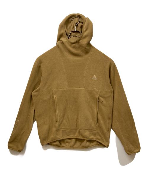 NIKE ACG（ナイキエーシージー）NIKE ACG (ナイキエーシージー) Wolf Tree POLARTEC Pullover fleece hoodie ブラウン サイズ:Lの古着・服飾アイテム