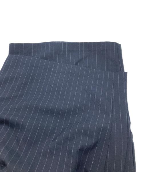 stussy（ステューシー）stussy (ステューシー) VOLUME PLEATED SHORT STRIPE ブラック サイズ:32の古着・服飾アイテム