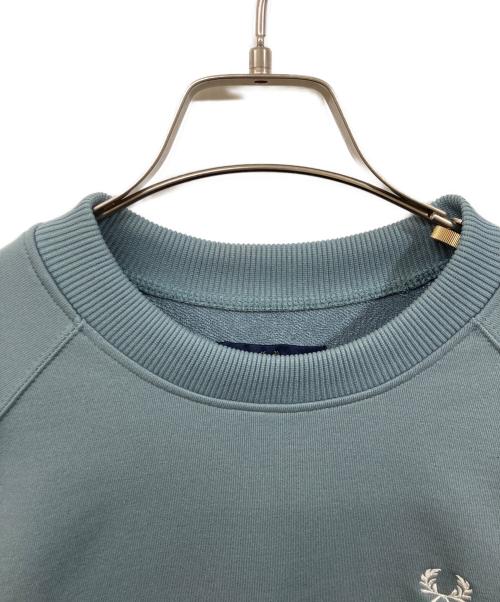 FRED PERRY（フレッドペリー）FRED PERRY (フレッドペリー) TAPED CREW NECK SWEATSHIRT 黄緑 サイズ:	SIZE XSの古着・服飾アイテム