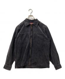 SUPREME（シュプリーム）の古着「Washed Corduroy Zip Up Shirts」｜ブラック