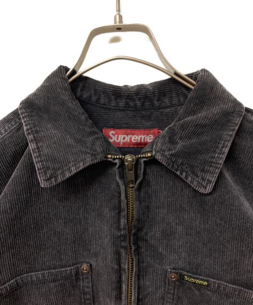 SUPREME（シュプリーム）SUPREME (シュプリーム) Washed Corduroy Zip Up Shirts ブラック サイズ:Sの古着・服飾アイテム