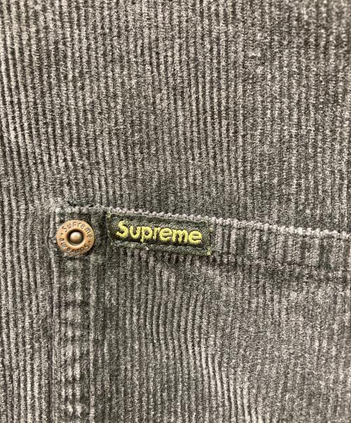 SUPREME（シュプリーム）SUPREME (シュプリーム) Washed Corduroy Zip Up Shirts ブラック サイズ:Sの古着・服飾アイテム