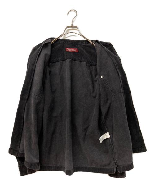 SUPREME（シュプリーム）SUPREME (シュプリーム) Washed Corduroy Zip Up Shirts ブラック サイズ:Sの古着・服飾アイテム