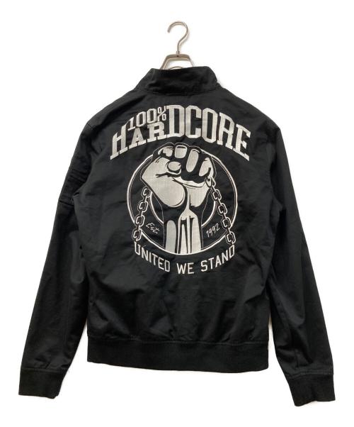 100%HARDCORE（100%ハードコア）100%HARDCORE (100%ハードコア) ジャケット ブラック サイズ:XLの古着・服飾アイテム