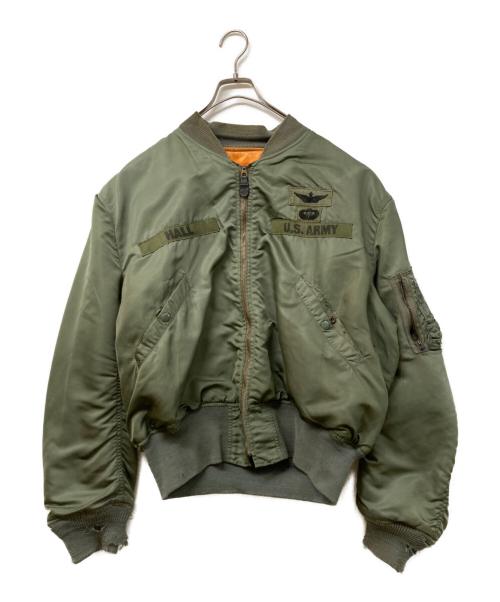 US ARMY（ユーエスアーミー）US ARMY (ユーエスアーミー) L‐2Bフライトジャケット カーキ サイズ:XLの古着・服飾アイテム