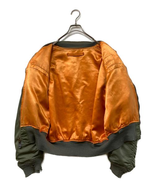 US ARMY（ユーエスアーミー）US ARMY (ユーエスアーミー) L‐2Bフライトジャケット カーキ サイズ:XLの古着・服飾アイテム