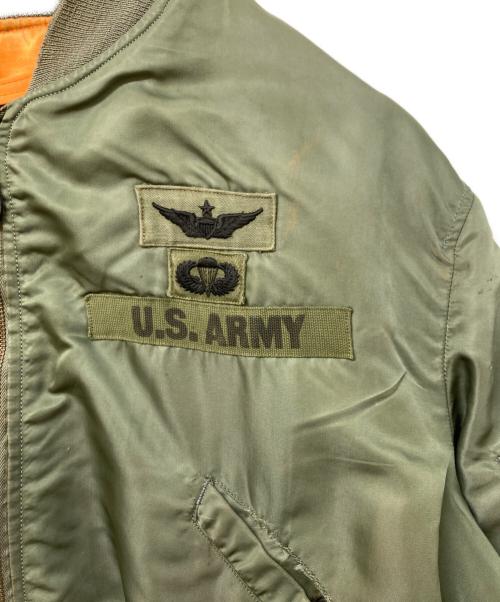 US ARMY（ユーエスアーミー）US ARMY (ユーエスアーミー) L‐2Bフライトジャケット カーキ サイズ:XLの古着・服飾アイテム