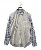 COMME des GARCONS HOMME DEUXコムデギャルソン オム ドゥ）の古着「シャツ」｜ホワイト×ブルー