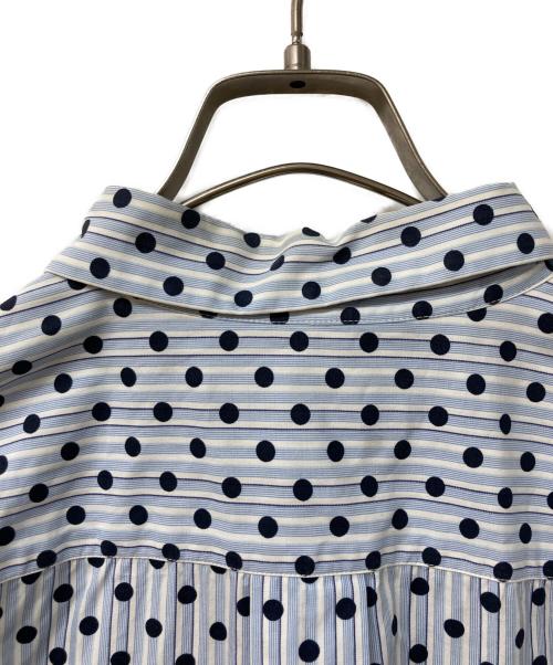 COMME des GARCONS HOMME DEUX（コムデギャルソン オム ドゥ）COMME des GARCONS HOMME DEUX (コムデギャルソン オム ドゥ) シャツ ホワイト×ブルー サイズ:Mの古着・服飾アイテム