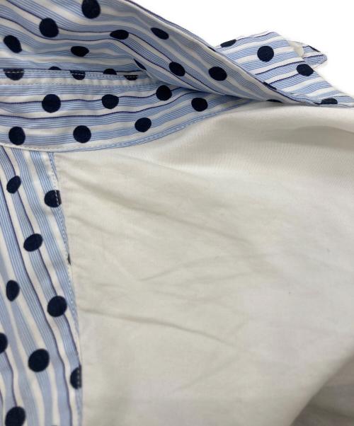 COMME des GARCONS HOMME DEUX（コムデギャルソン オム ドゥ）COMME des GARCONS HOMME DEUX (コムデギャルソン オム ドゥ) シャツ ホワイト×ブルー サイズ:Mの古着・服飾アイテム