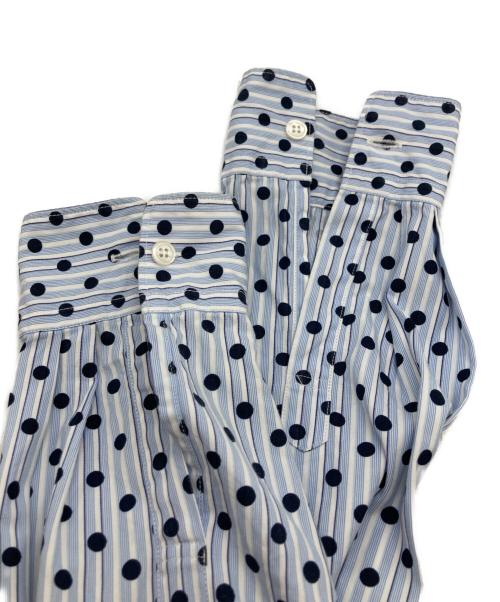 COMME des GARCONS HOMME DEUX（コムデギャルソン オム ドゥ）COMME des GARCONS HOMME DEUX (コムデギャルソン オム ドゥ) シャツ ホワイト×ブルー サイズ:Mの古着・服飾アイテム