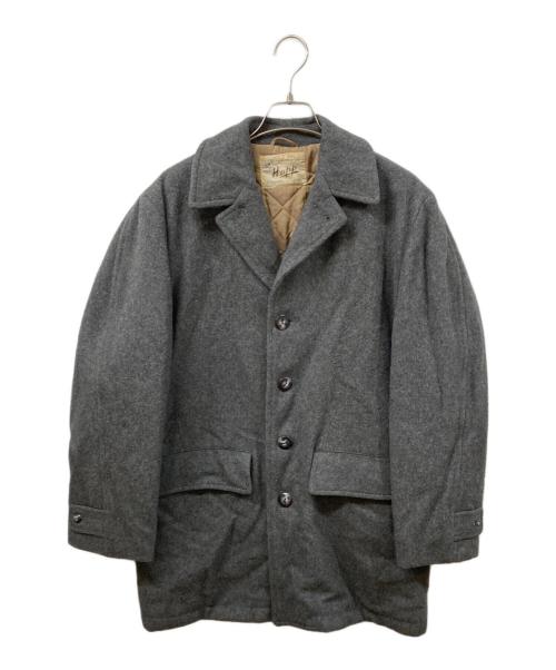 HAPP（ハップ）HAPP (ハップ) ウールコート グレー サイズ:実寸をご確認くださいの古着・服飾アイテム