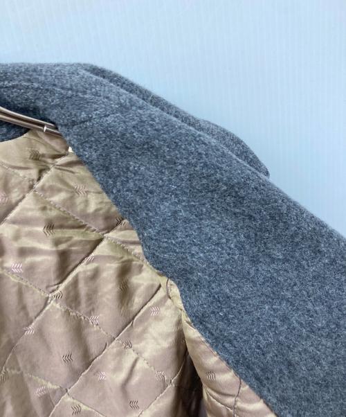 HAPP（ハップ）HAPP (ハップ) ウールコート グレー サイズ:実寸をご確認くださいの古着・服飾アイテム