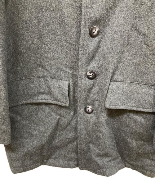 HAPP（ハップ）HAPP (ハップ) ウールコート グレー サイズ:実寸をご確認くださいの古着・服飾アイテム