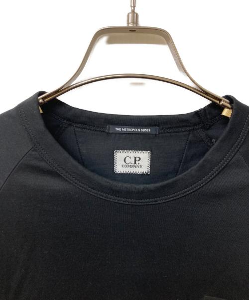 C.P COMPANY（シーピーカンパニー）C.P COMPANY (シーピーカンパニー) クルーネックTシャツ ブラック サイズ:SIZE Mの古着・服飾アイテム