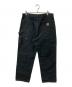CarHartt (カーハート) WASHED-DUCK DOUBLE-FRONT WORK DUNGAREE ブラック サイズ:	SIZE W36×L32：15000円