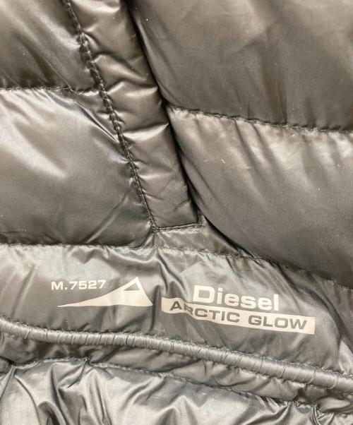 DIESEL（ディーゼル）DIESEL (ディーゼル) HOODED DOWN PUFFER JACKET ブラック サイズ:Sの古着・服飾アイテム