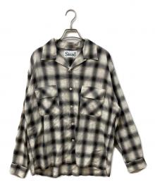 STEAD（ステッド）の古着「オンブレチェックシャツ」｜ベージュ