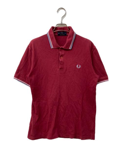 FRED PERRY（フレッドペリー）FRED PERRY (フレッドペリー) ポロシャツ レッド サイズ:	SIZE 38の古着・服飾アイテム