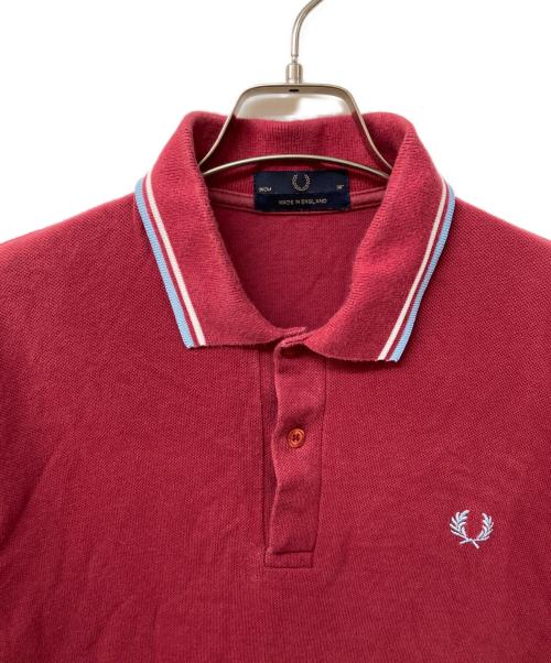 FRED PERRY（フレッドペリー）FRED PERRY (フレッドペリー) ポロシャツ レッド サイズ:	SIZE 38の古着・服飾アイテム